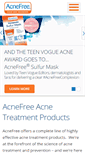 Mobile Screenshot of acnefree.com